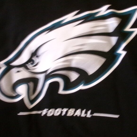 Philadelphia Eagles Men's Fanatic Black Hooded Sweatshirt-Medium NEW - Picture 3 of 3